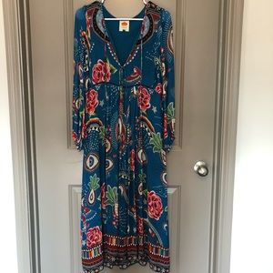 Farm Rio Anthropologie Maxi Midi Dress